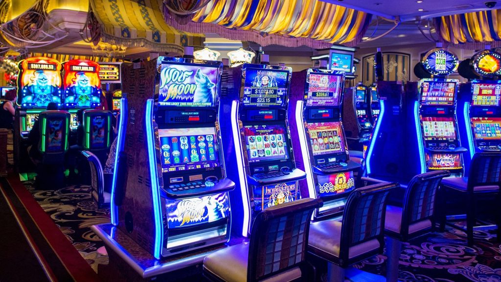 slot machines gaming floor m
